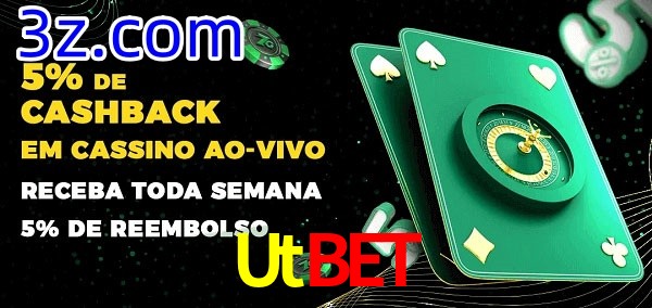 Promoções do cassino ao Vivo Utbet